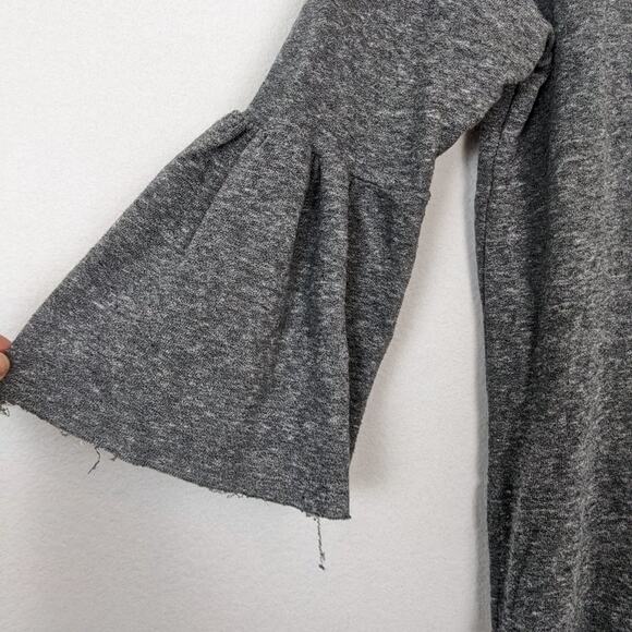 Current Elliot Grey The Ruffle Sleeve Sweatshirt Size XS - Picture 5 of 8
